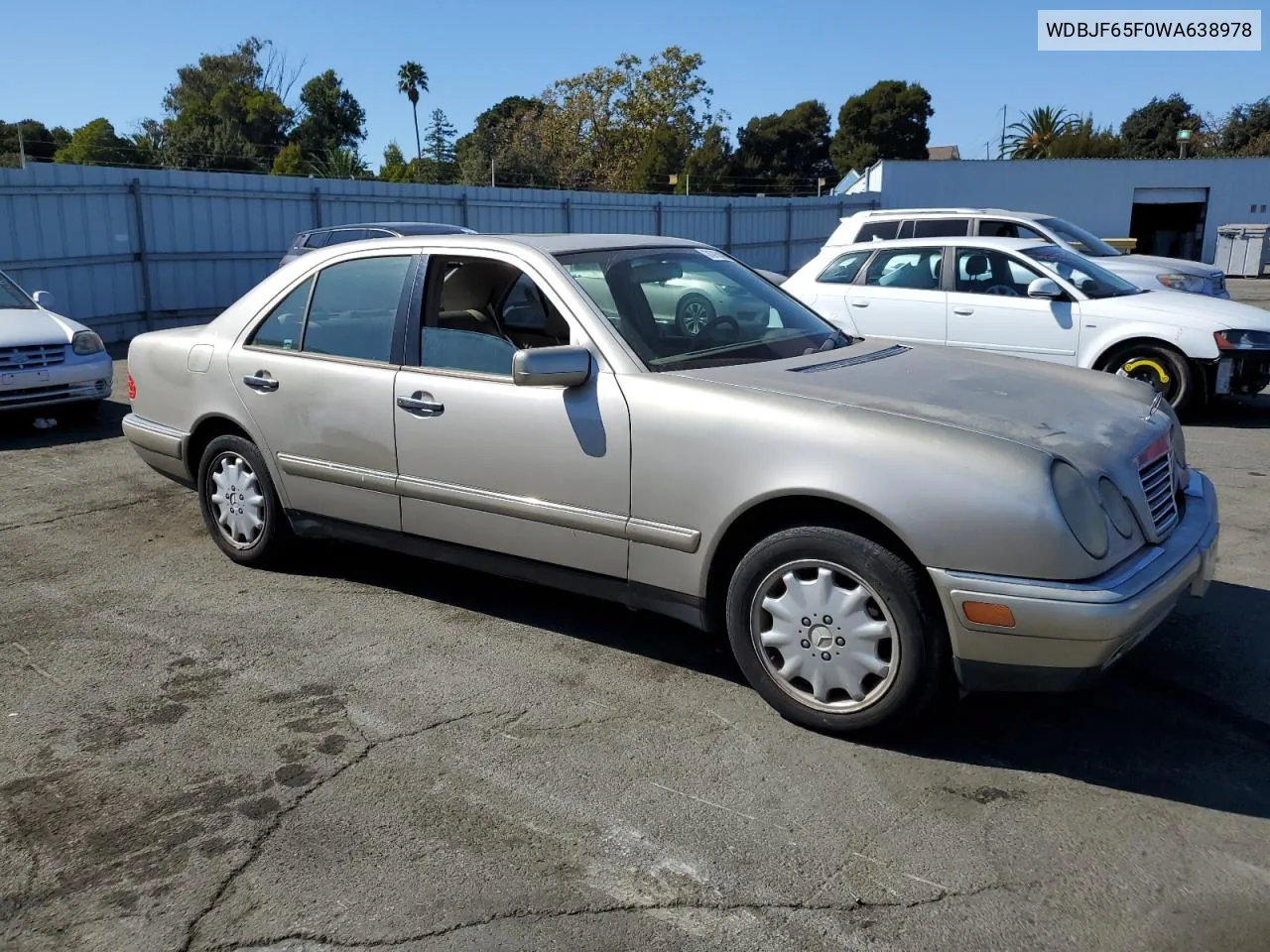 1998 Mercedes-Benz E 320 VIN: WDBJF65F0WA638978 Lot: 74760404