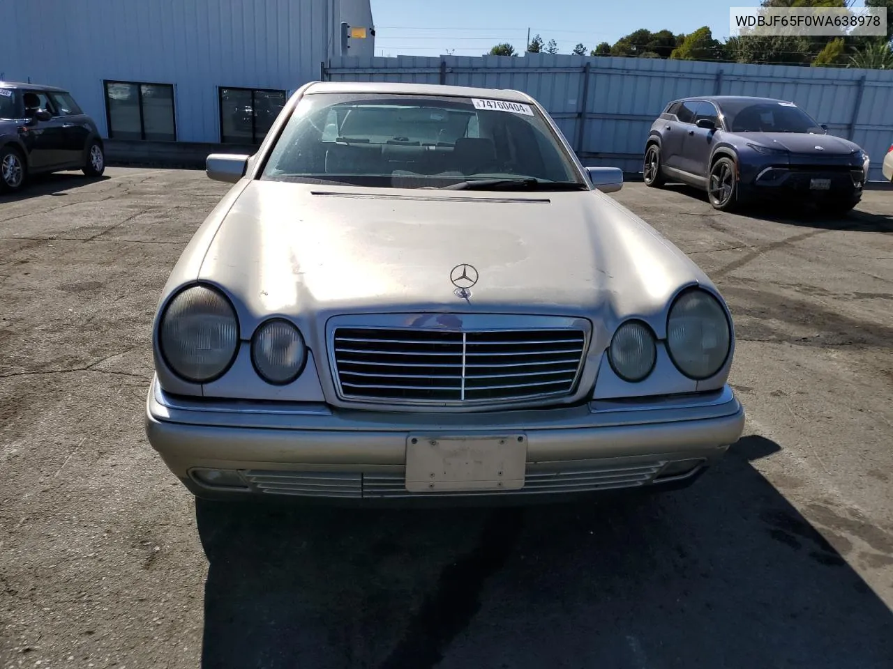 1998 Mercedes-Benz E 320 VIN: WDBJF65F0WA638978 Lot: 74760404