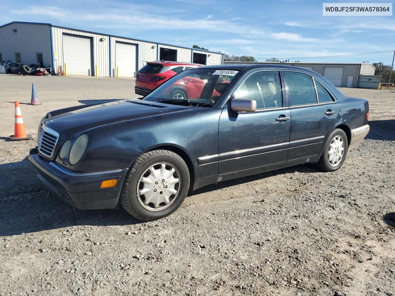 1998 Mercedes-Benz E 300Td VIN: WDBJF25F3WA578364 Lot: 77551834