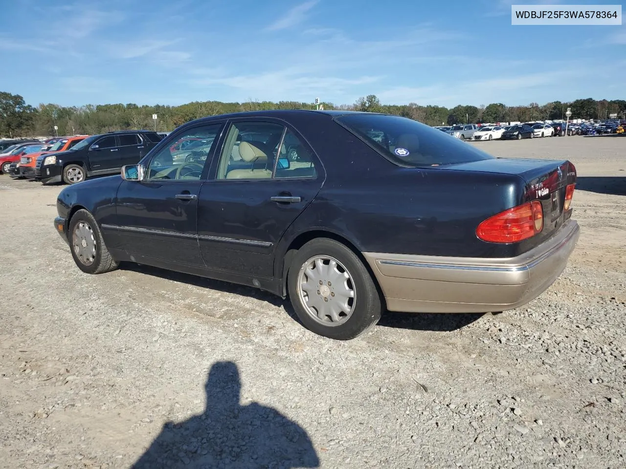 1998 Mercedes-Benz E 300Td VIN: WDBJF25F3WA578364 Lot: 77551834