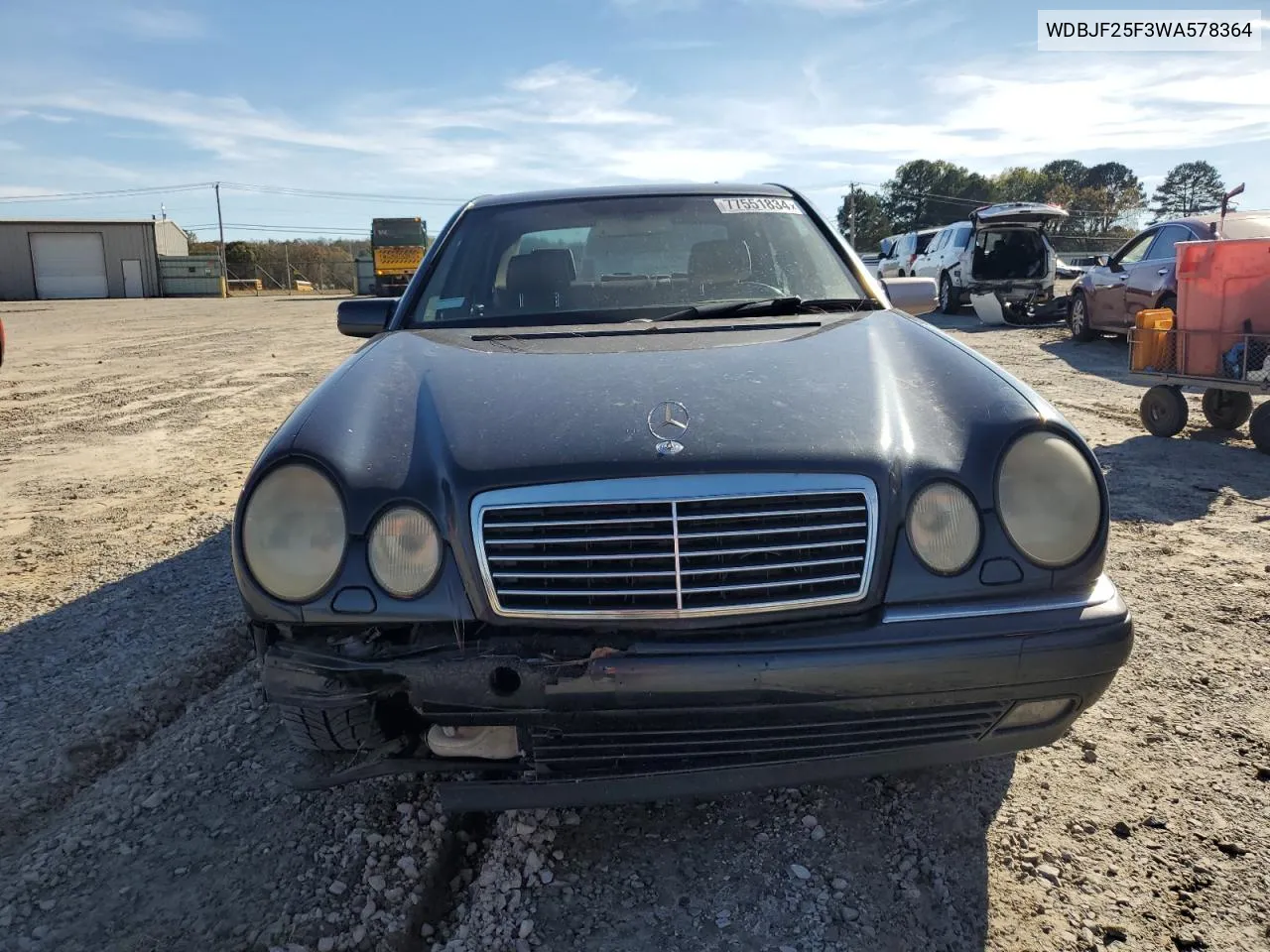 1998 Mercedes-Benz E 300Td VIN: WDBJF25F3WA578364 Lot: 77551834