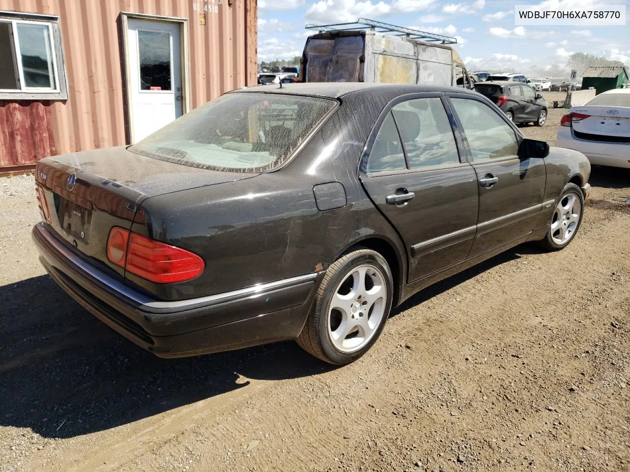 1999 Mercedes-Benz E 430 VIN: WDBJF70H6XA758770 Lot: 70312094