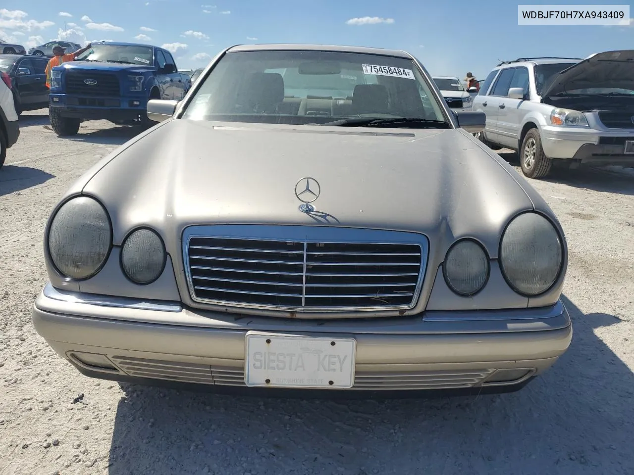 1999 Mercedes-Benz E 430 VIN: WDBJF70H7XA943409 Lot: 75458484