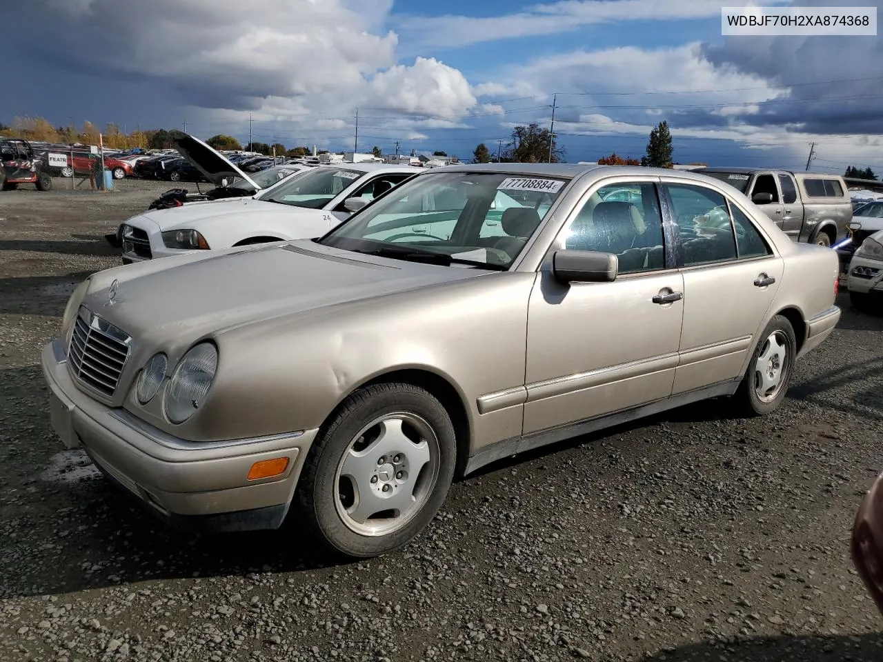 1999 Mercedes-Benz E 430 VIN: WDBJF70H2XA874368 Lot: 77708884