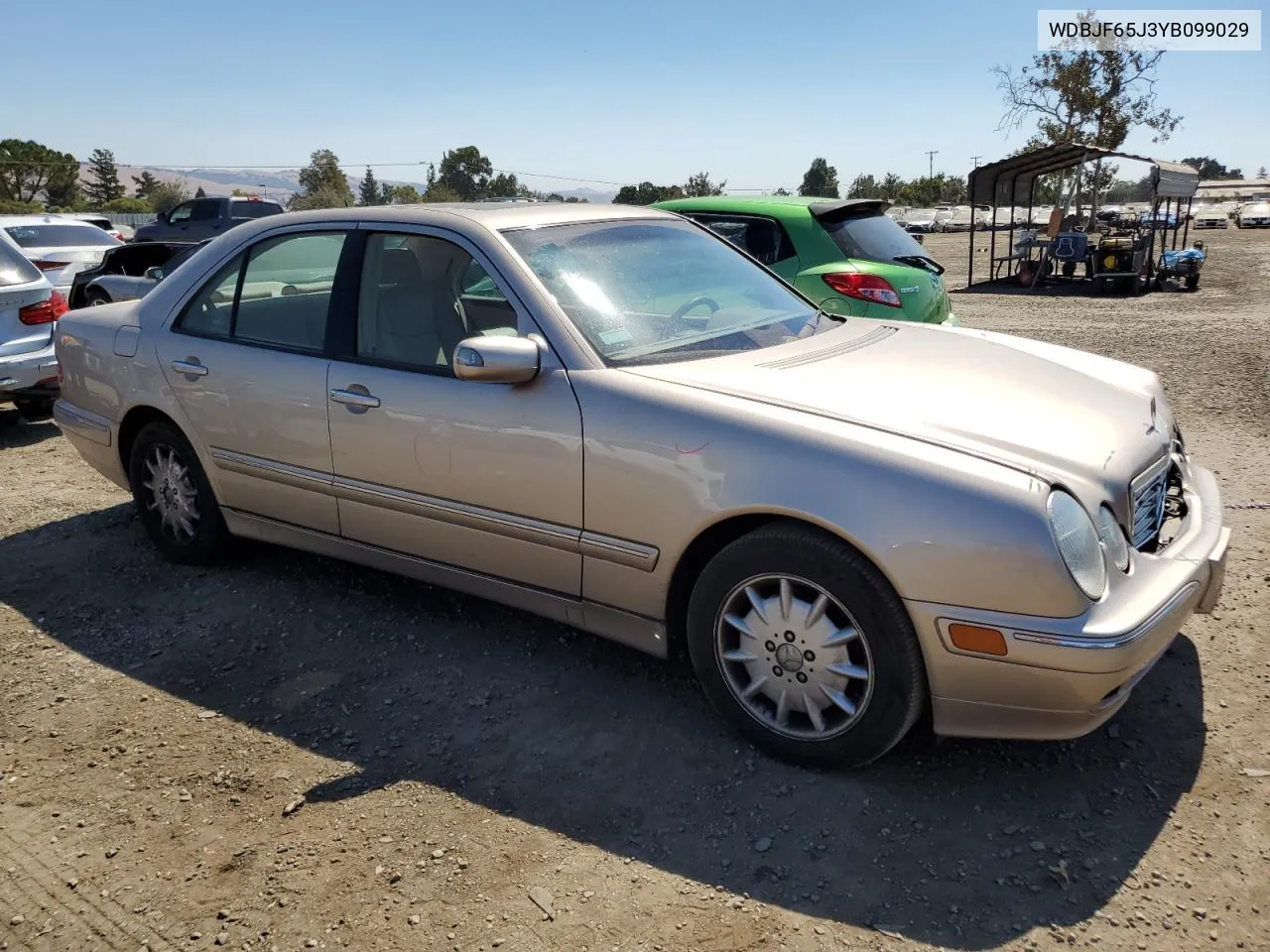 2000 Mercedes-Benz E 320 VIN: WDBJF65J3YB099029 Lot: 69883134