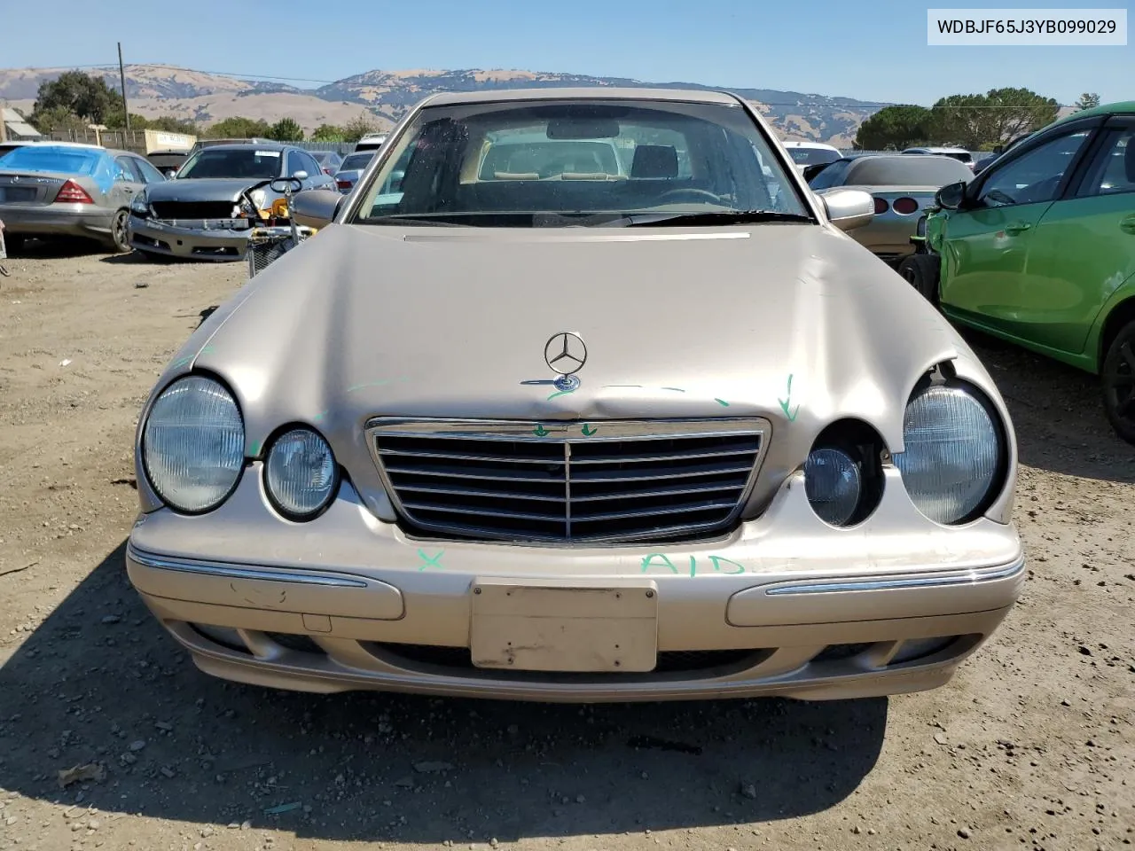 2000 Mercedes-Benz E 320 VIN: WDBJF65J3YB099029 Lot: 69883134