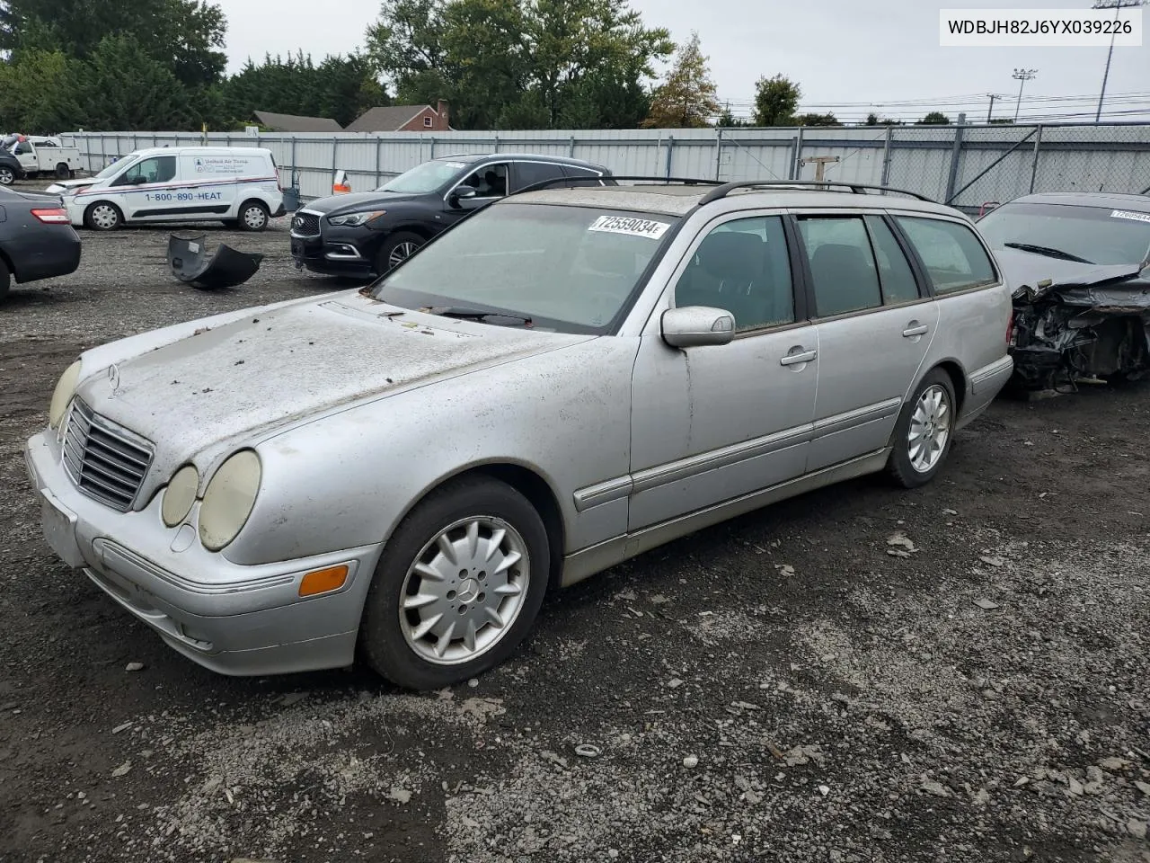 2000 Mercedes-Benz E 320 4Matic VIN: WDBJH82J6YX039226 Lot: 72559034