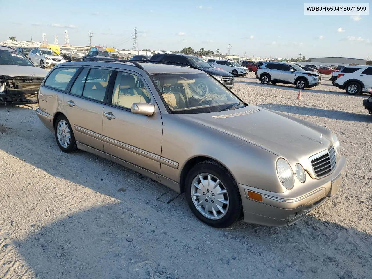 2000 Mercedes-Benz E 320 VIN: WDBJH65J4YB071699 Lot: 75082144