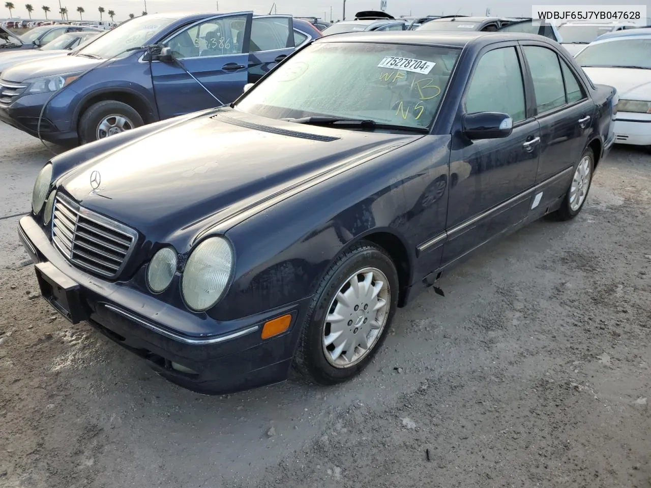 2000 Mercedes-Benz E 320 VIN: WDBJF65J7YB047628 Lot: 75278704