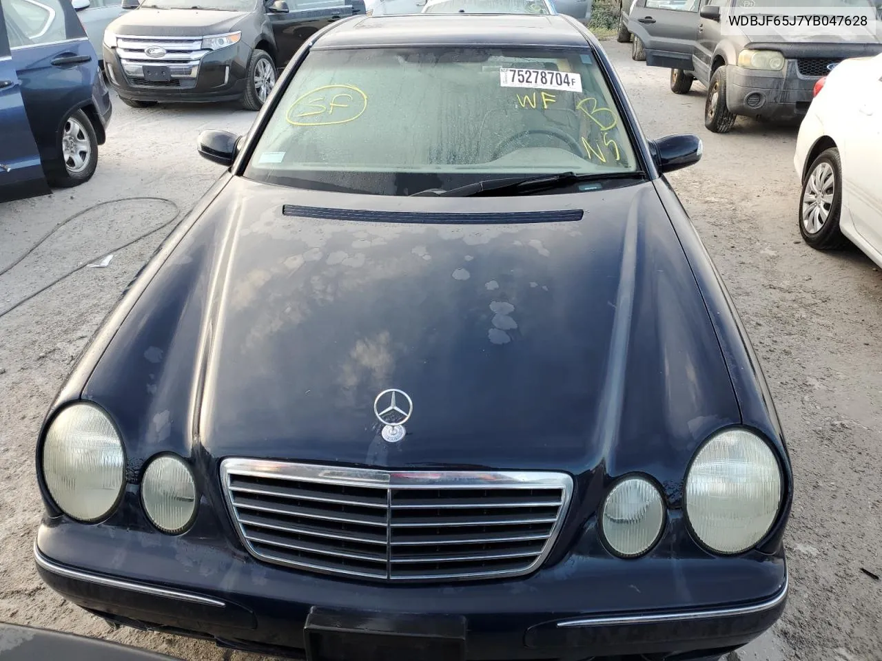 2000 Mercedes-Benz E 320 VIN: WDBJF65J7YB047628 Lot: 75278704