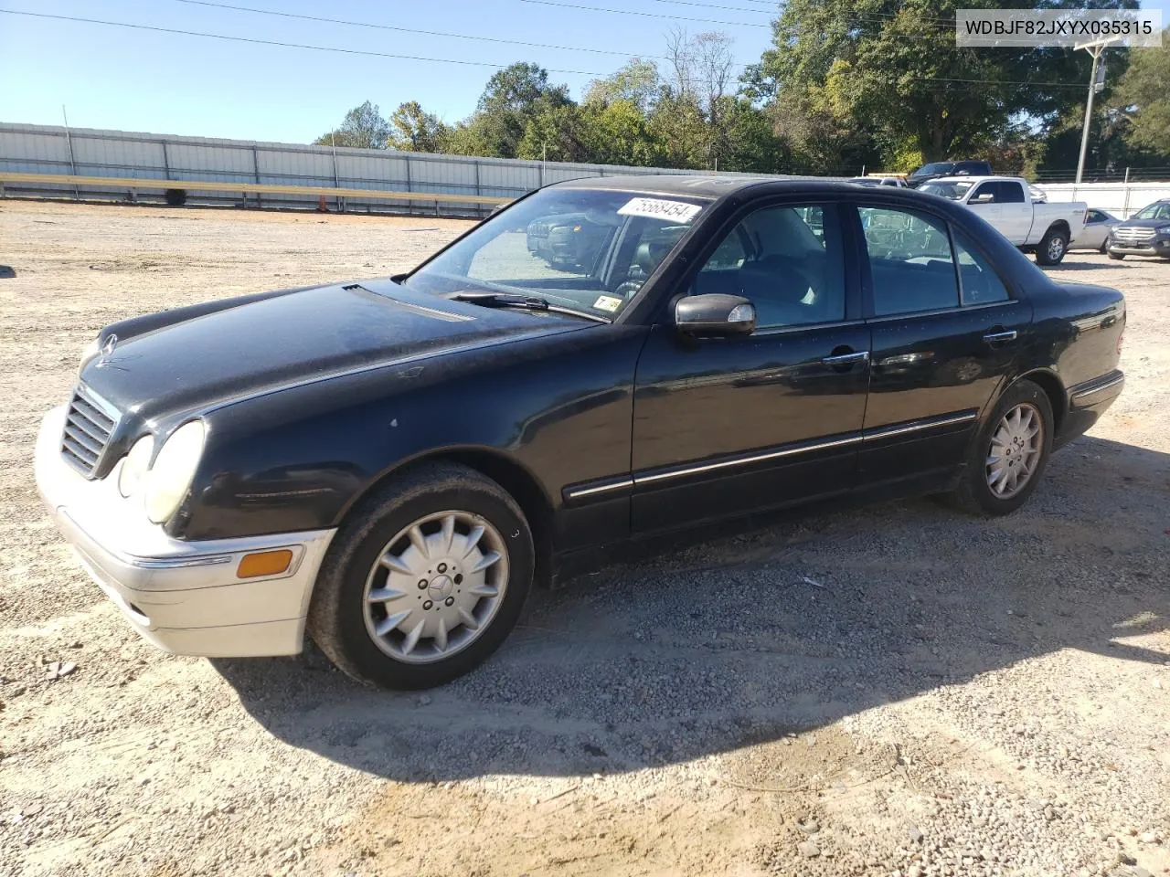 2000 Mercedes-Benz E 320 4Matic VIN: WDBJF82JXYX035315 Lot: 75568454