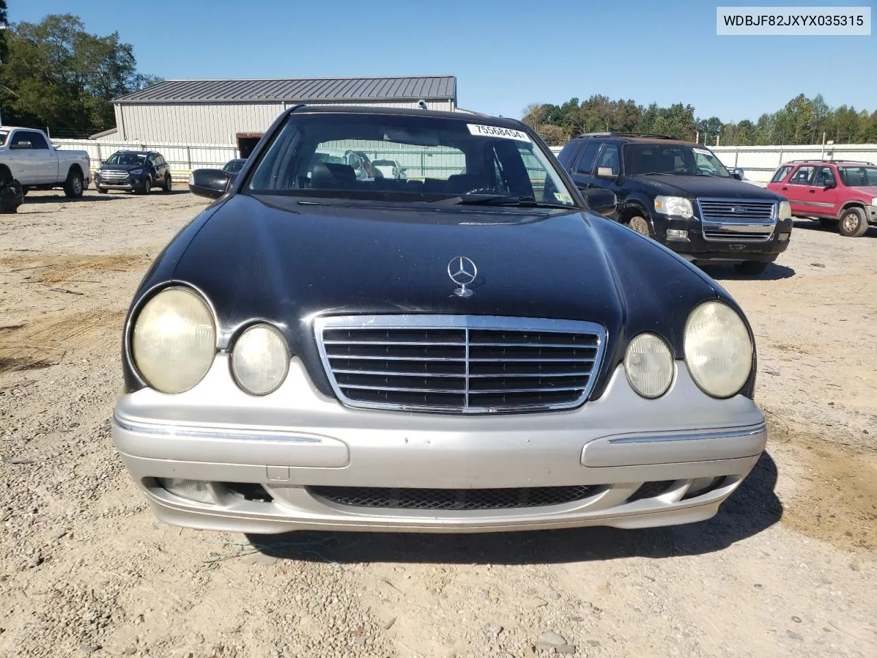 2000 Mercedes-Benz E 320 4Matic VIN: WDBJF82JXYX035315 Lot: 75568454