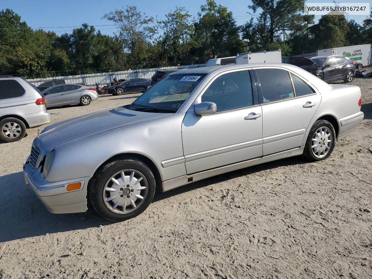 2000 Mercedes-Benz E 320 VIN: WDBJF65J3YB167247 Lot: 75715464