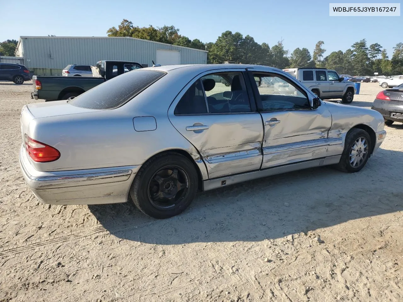 2000 Mercedes-Benz E 320 VIN: WDBJF65J3YB167247 Lot: 75715464