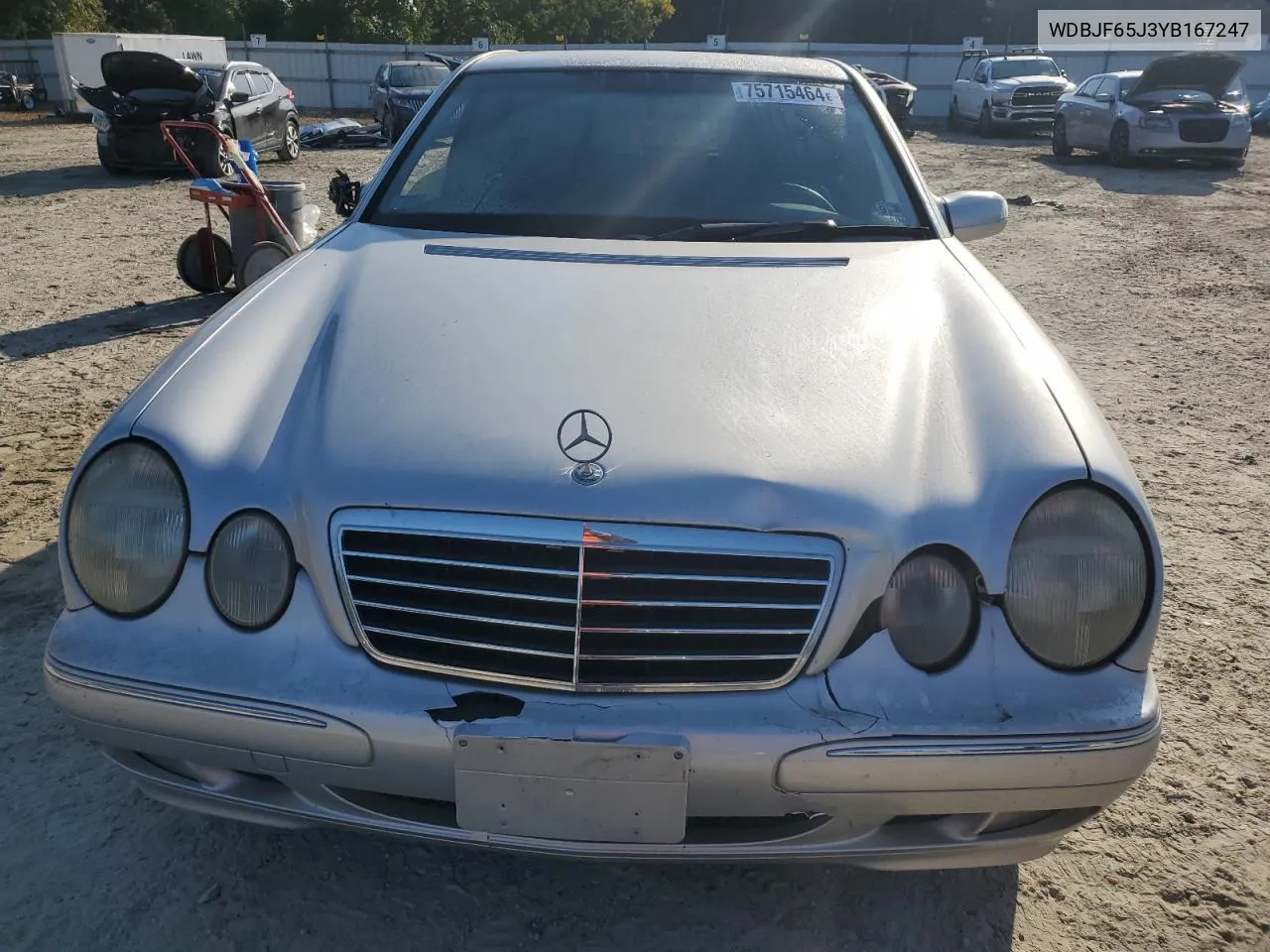 2000 Mercedes-Benz E 320 VIN: WDBJF65J3YB167247 Lot: 75715464