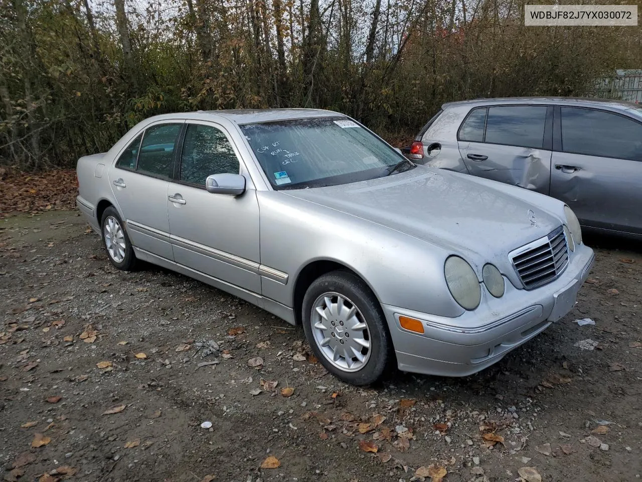 2000 Mercedes-Benz E 320 4Matic VIN: WDBJF82J7YX030072 Lot: 75737594