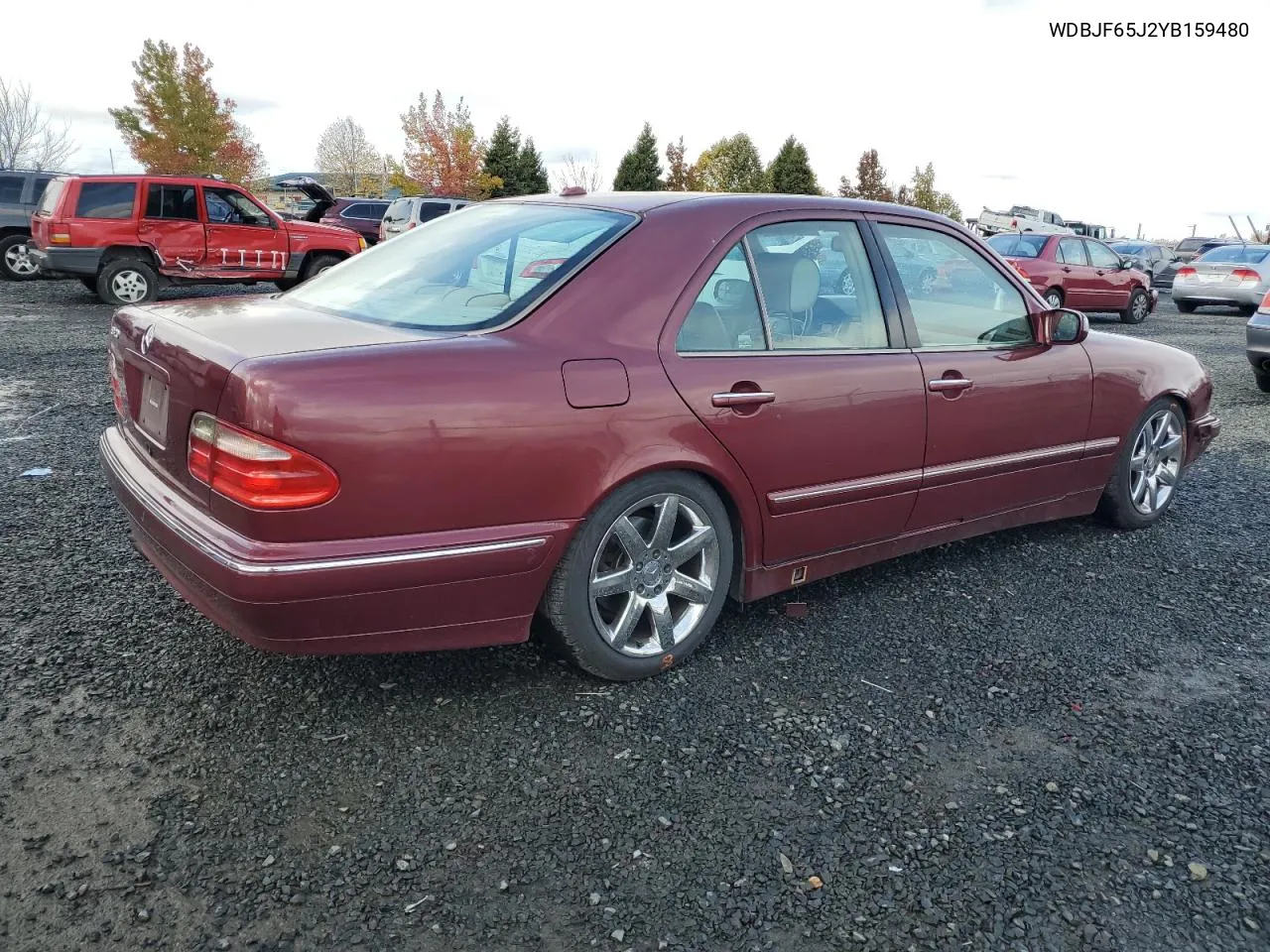 2000 Mercedes-Benz E 320 VIN: WDBJF65J2YB159480 Lot: 77586574