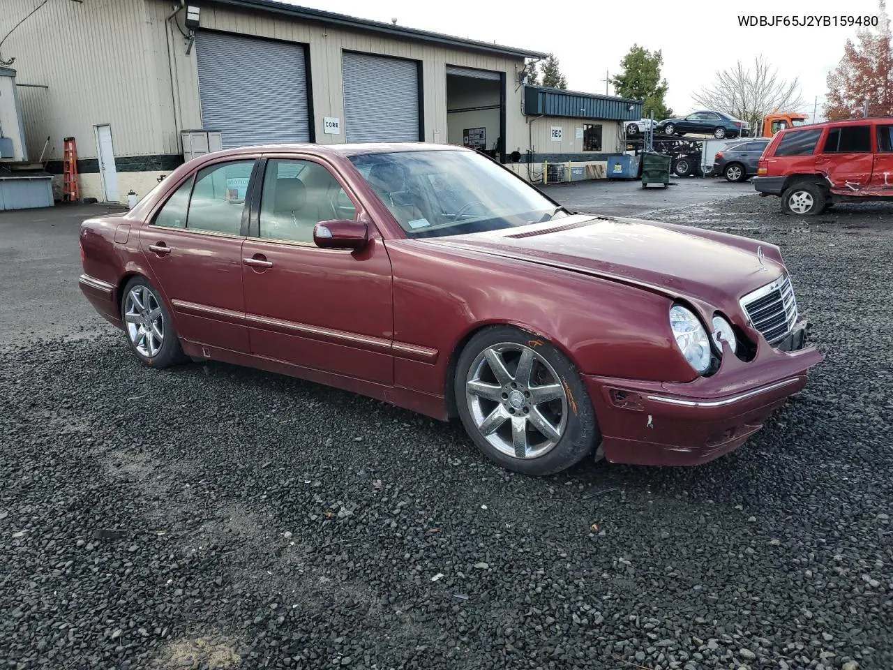 2000 Mercedes-Benz E 320 VIN: WDBJF65J2YB159480 Lot: 77586574