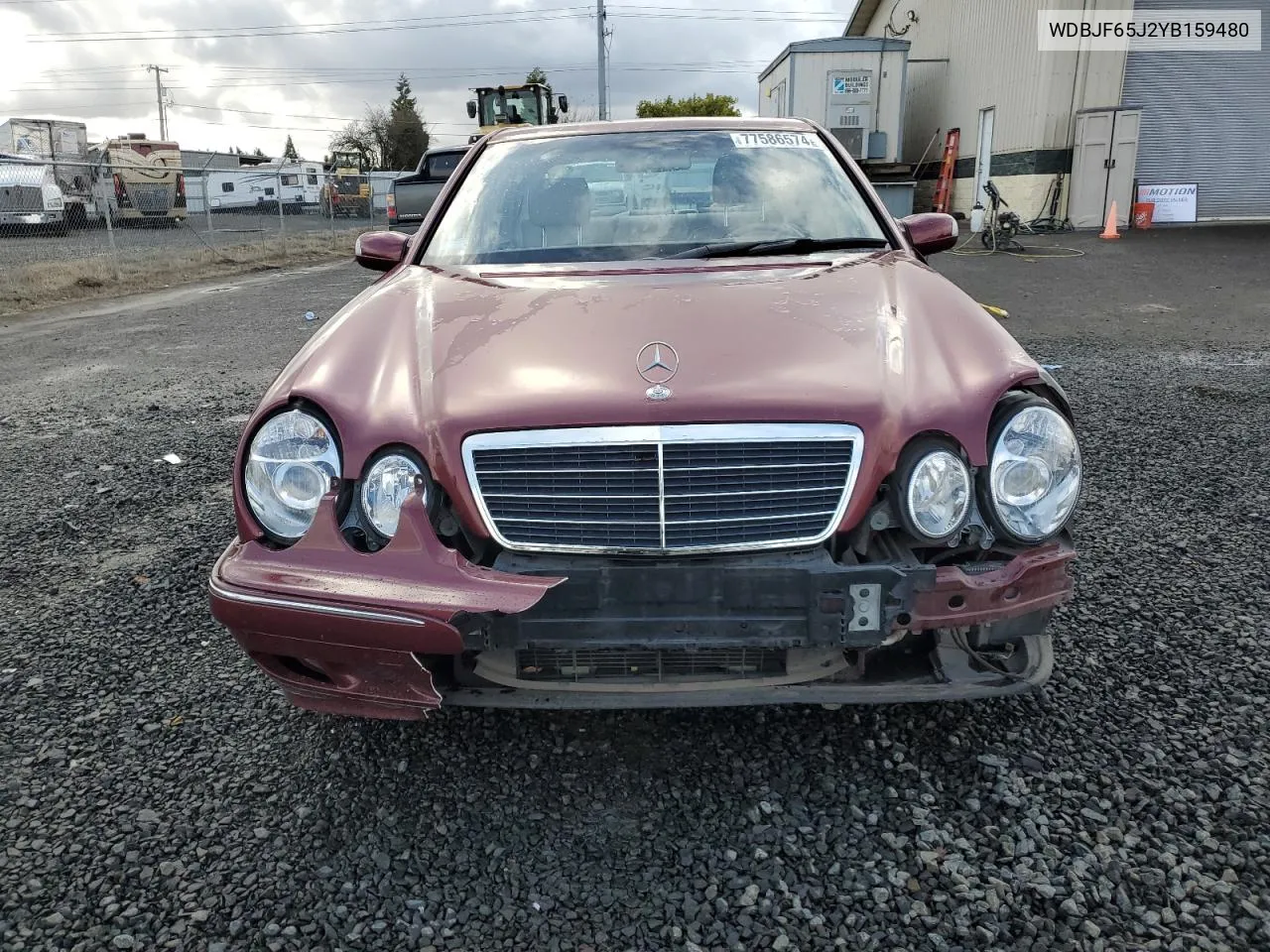 2000 Mercedes-Benz E 320 VIN: WDBJF65J2YB159480 Lot: 77586574