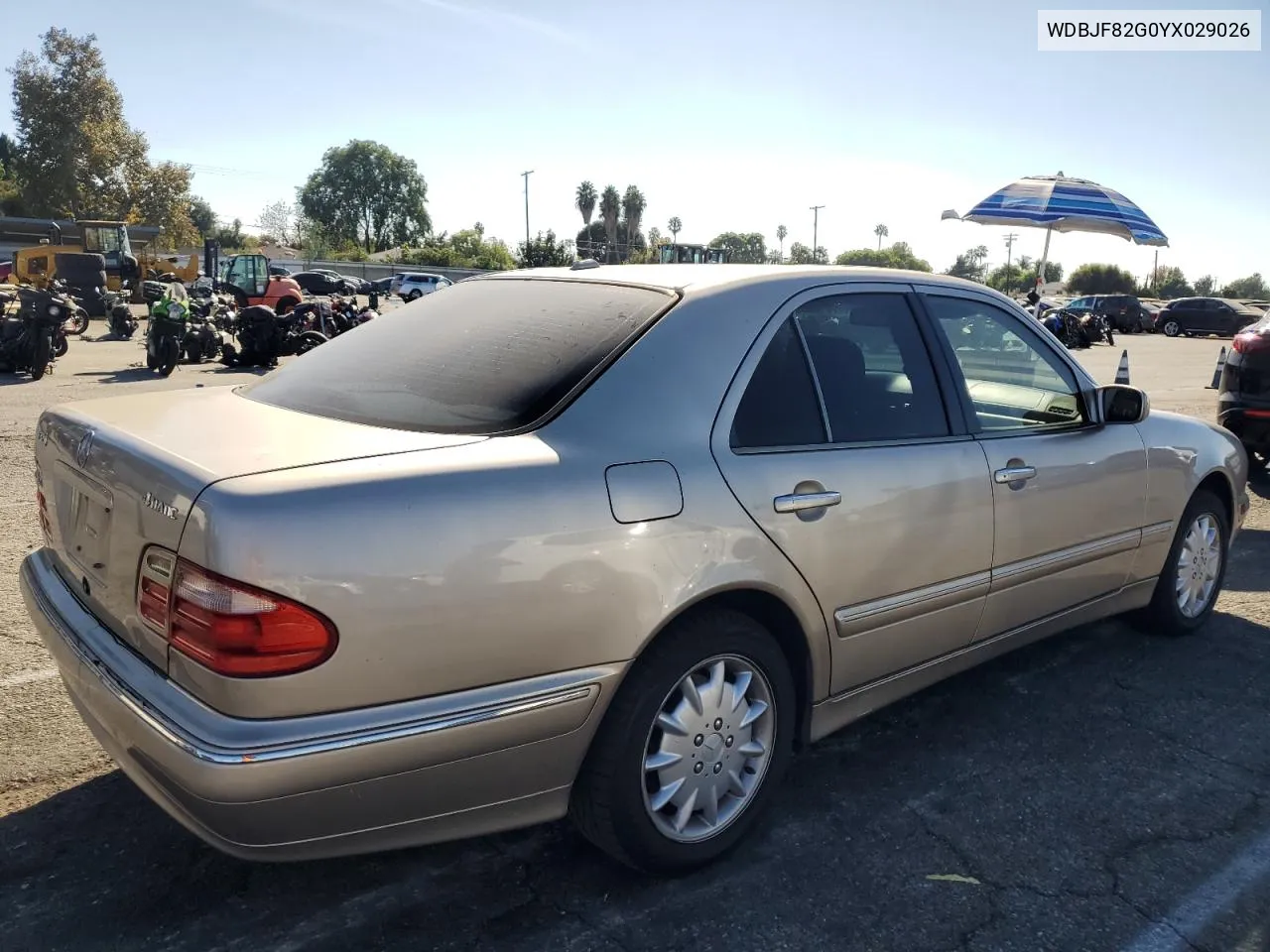 2000 Mercedes-Benz E 320 4Matic VIN: WDBJF82G0YX029026 Lot: 78106604