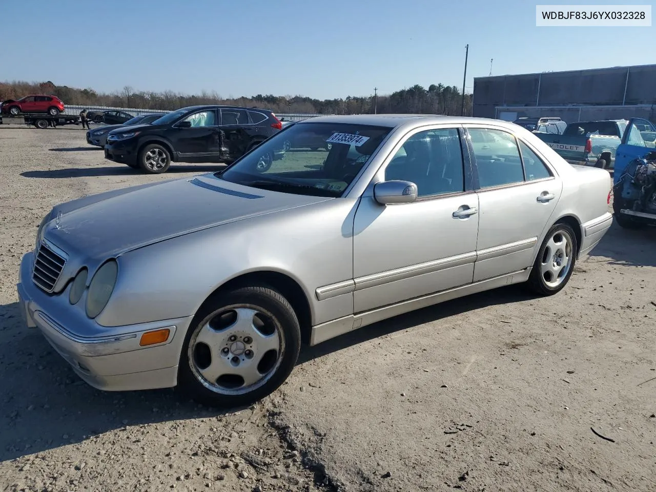 2000 Mercedes-Benz E 430 VIN: WDBJF83J6YX032328 Lot: 81353974