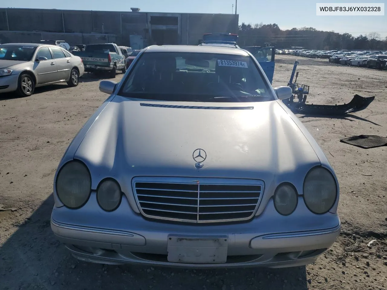 2000 Mercedes-Benz E 430 VIN: WDBJF83J6YX032328 Lot: 81353974