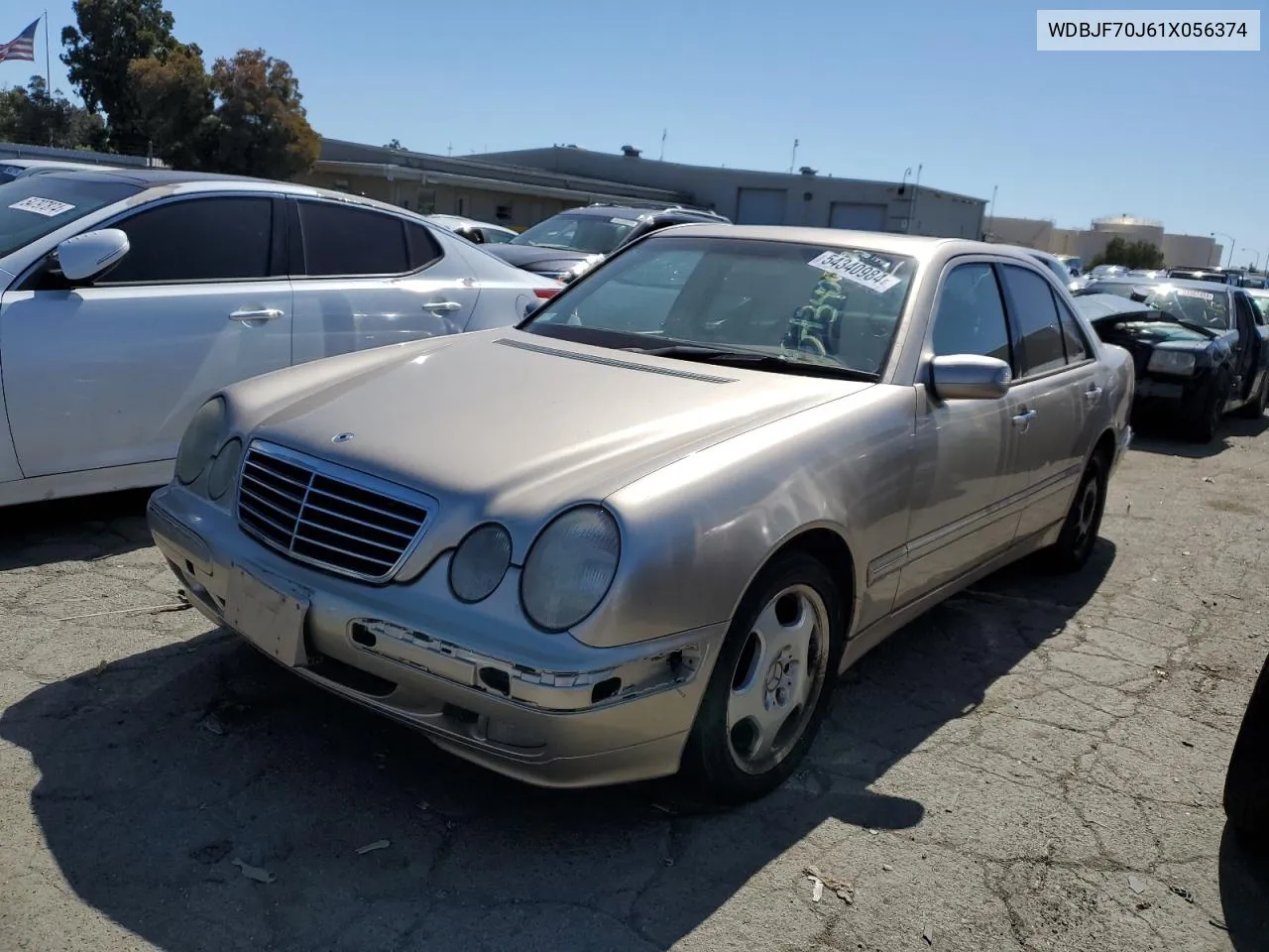 2001 Mercedes-Benz E 430 VIN: WDBJF70J61X056374 Lot: 54340984