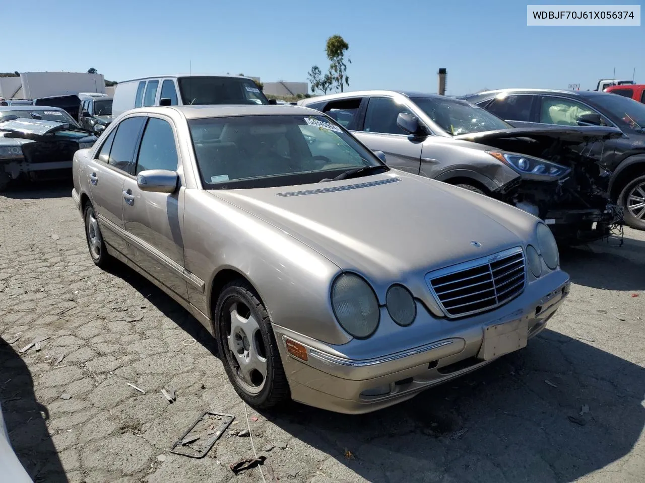 2001 Mercedes-Benz E 430 VIN: WDBJF70J61X056374 Lot: 54340984