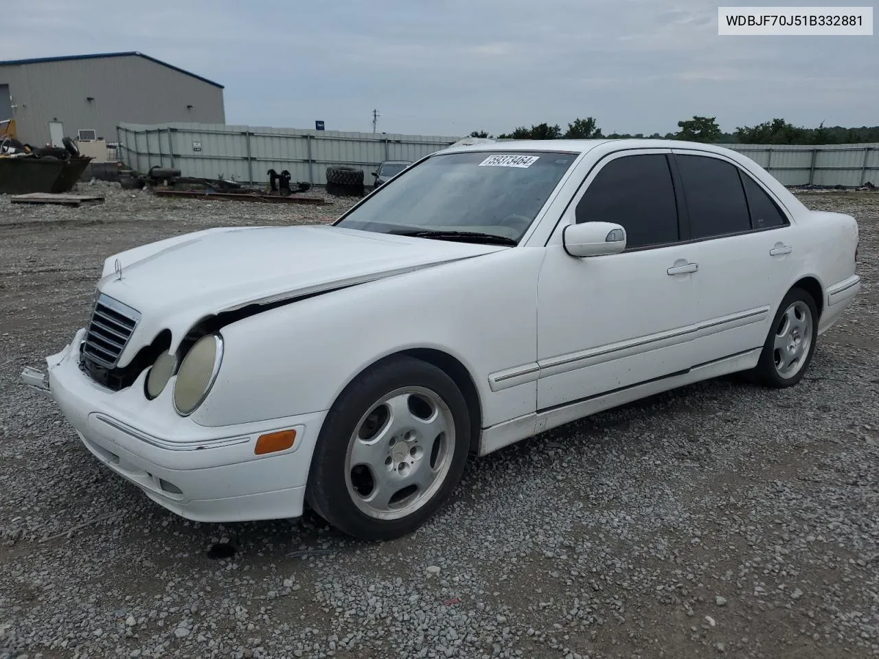 2001 Mercedes-Benz E 430 VIN: WDBJF70J51B332881 Lot: 63487844