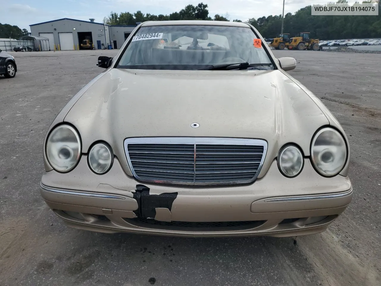 2001 Mercedes-Benz E 430 VIN: WDBJF70JX1B194075 Lot: 70482944