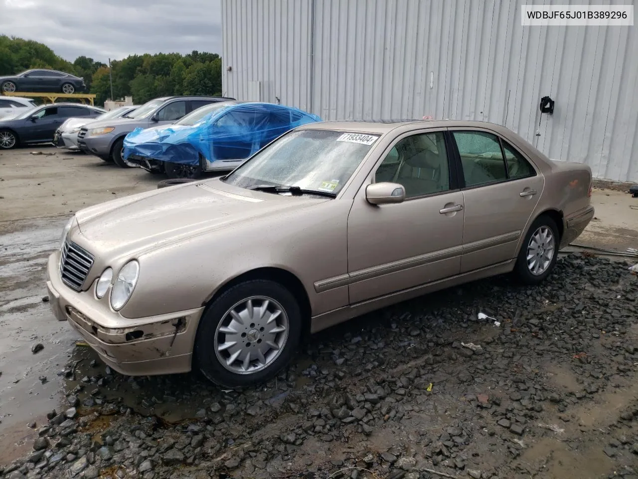 2001 Mercedes-Benz E 320 VIN: WDBJF65J01B389296 Lot: 71933404