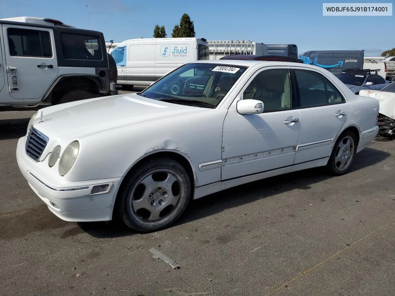 2001 Mercedes-Benz E 320 VIN: WDBJF65J91B174001 Lot: 73004704