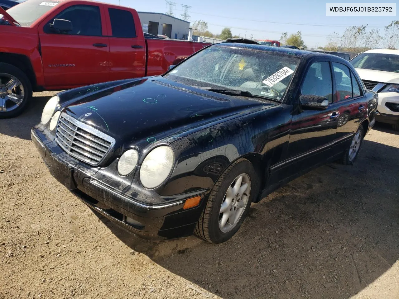 2001 Mercedes-Benz E 320 VIN: WDBJF65J01B325792 Lot: 76328704