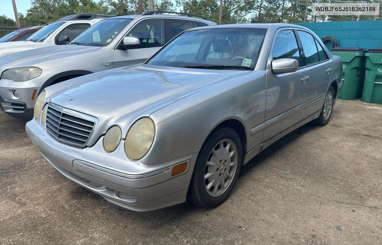 2001 Mercedes-Benz E 320 VIN: WDBJF65J51B362188 Lot: 79944214