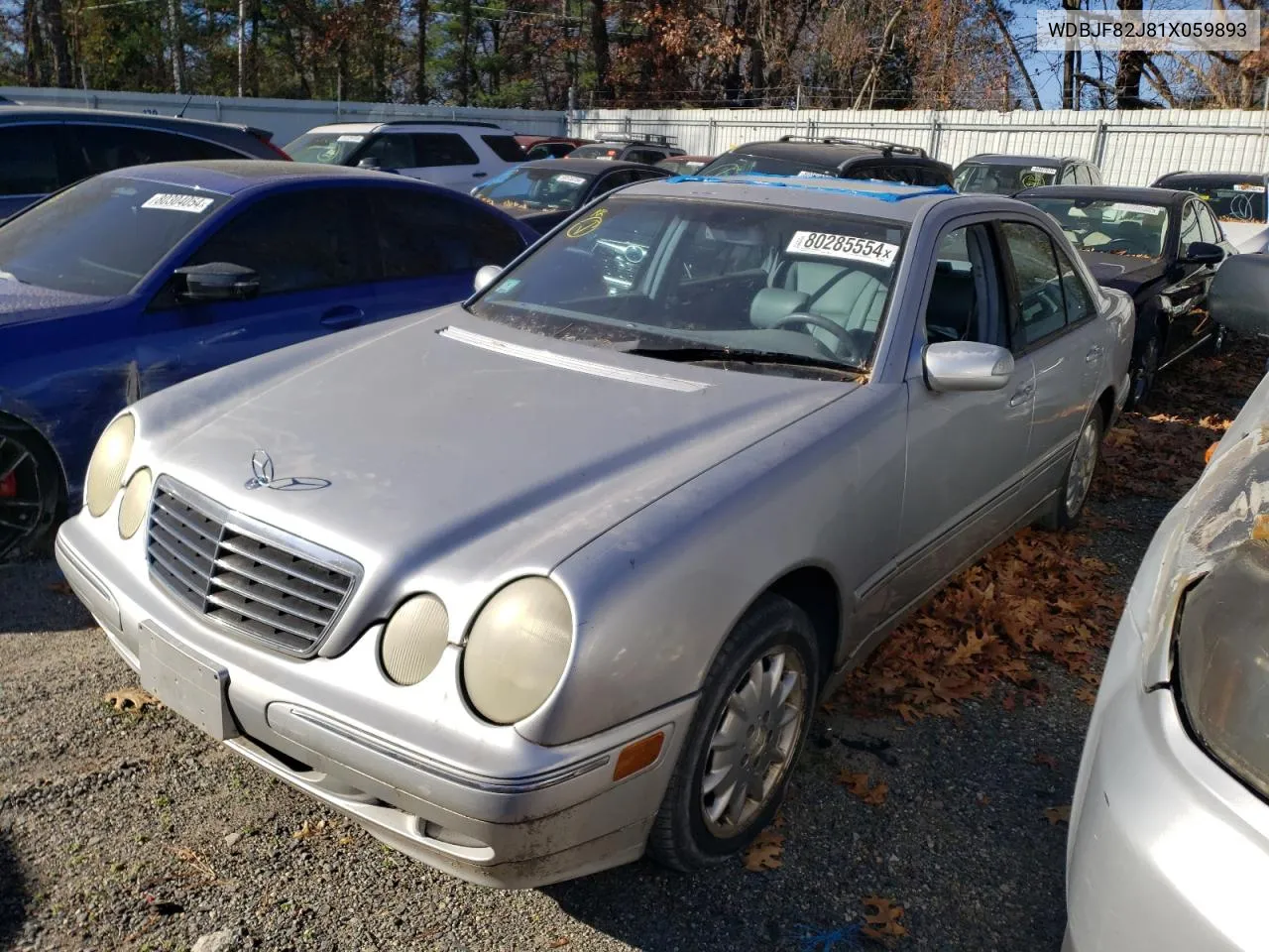 2001 Mercedes-Benz E 320 4Matic VIN: WDBJF82J81X059893 Lot: 80285554