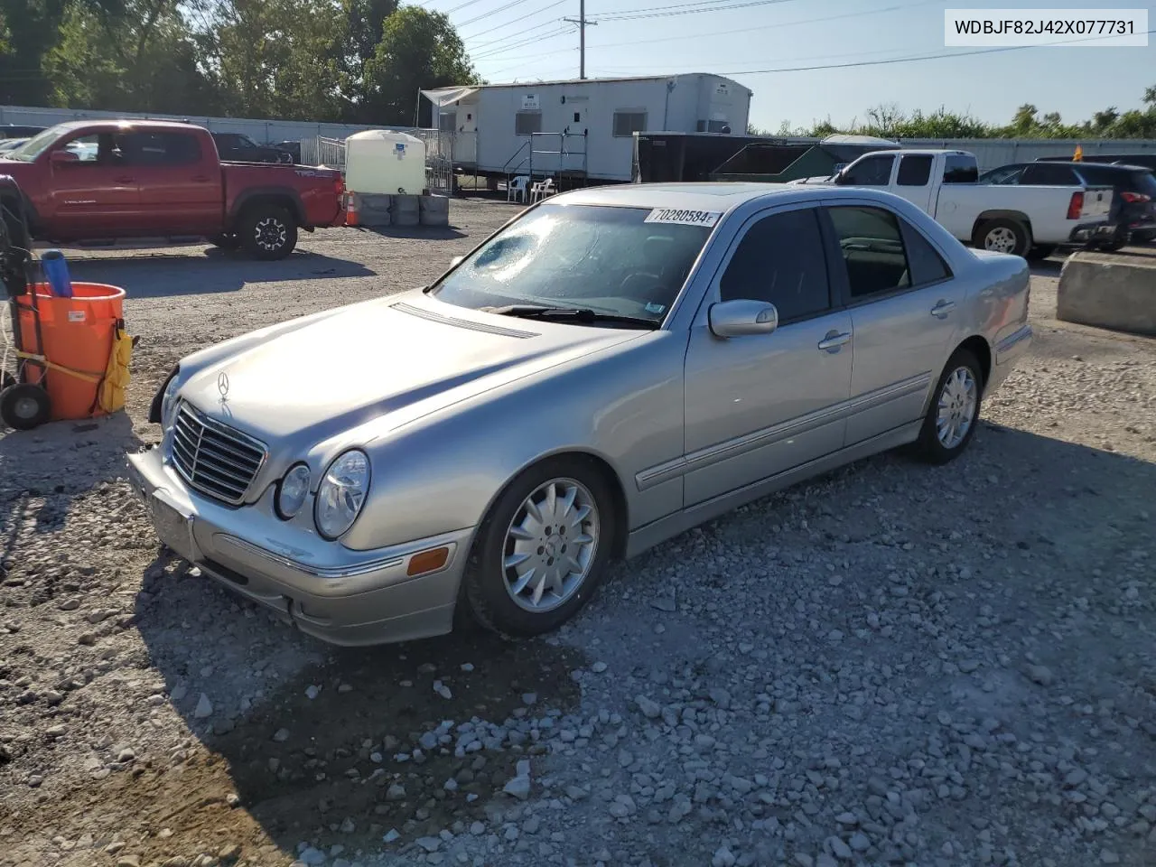 2002 Mercedes-Benz E 320 4Matic VIN: WDBJF82J42X077731 Lot: 70280584