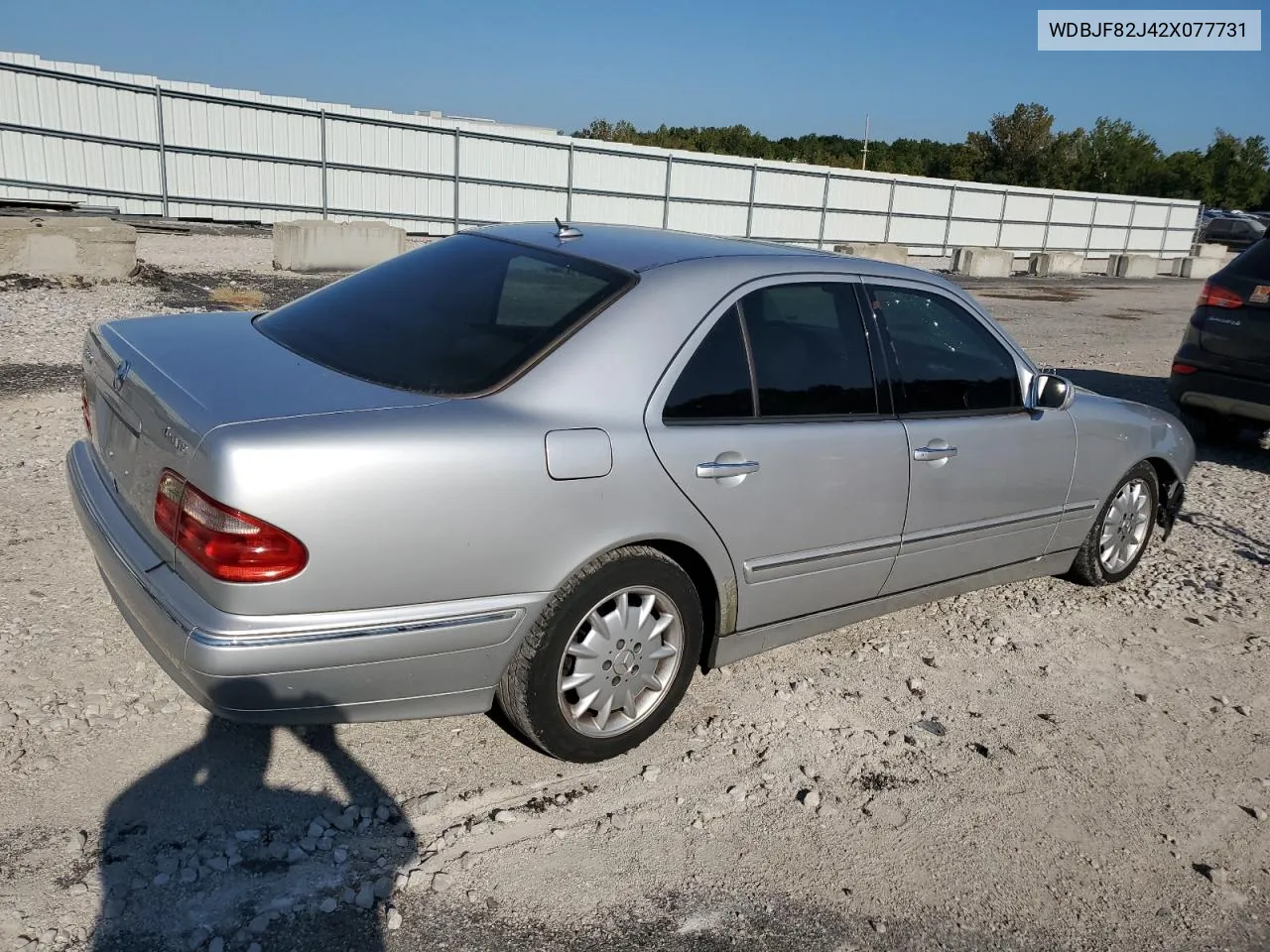 2002 Mercedes-Benz E 320 4Matic VIN: WDBJF82J42X077731 Lot: 70280584