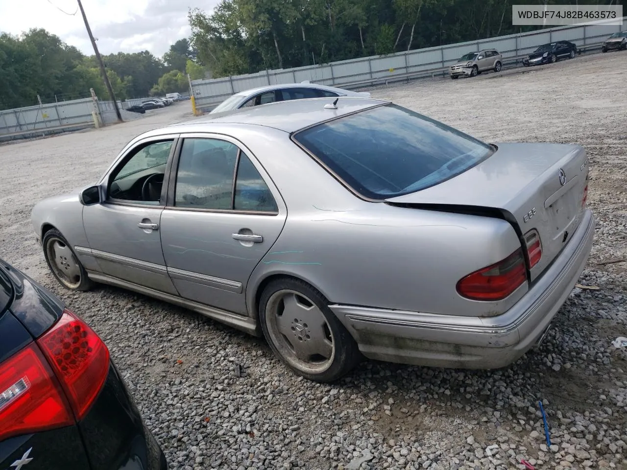 2002 Mercedes-Benz E 55 Amg VIN: WDBJF74J82B463573 Lot: 76612294