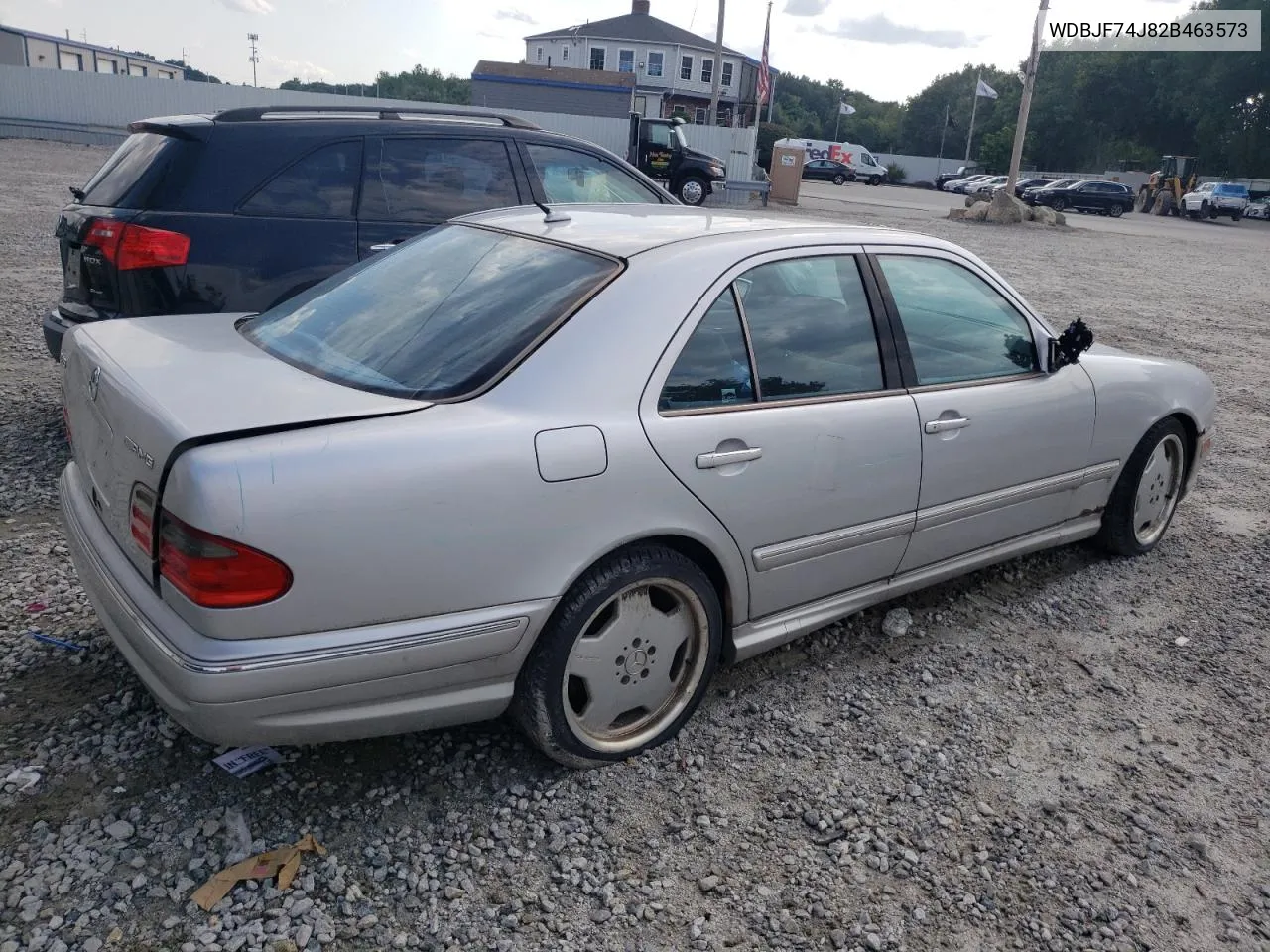 2002 Mercedes-Benz E 55 Amg VIN: WDBJF74J82B463573 Lot: 76612294