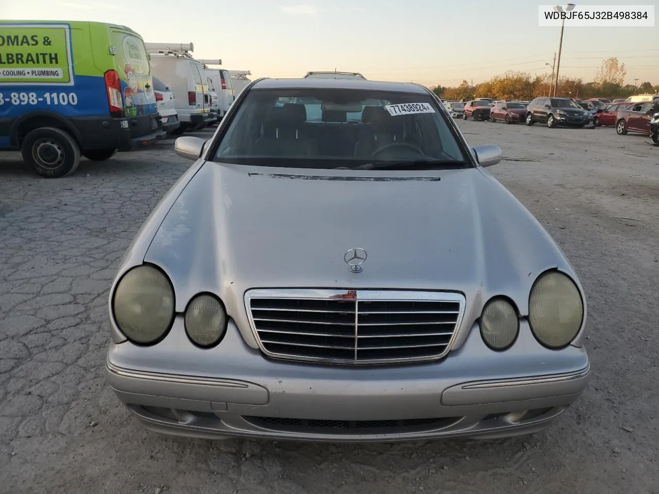 2002 Mercedes-Benz E 320 VIN: WDBJF65J32B498384 Lot: 77438924