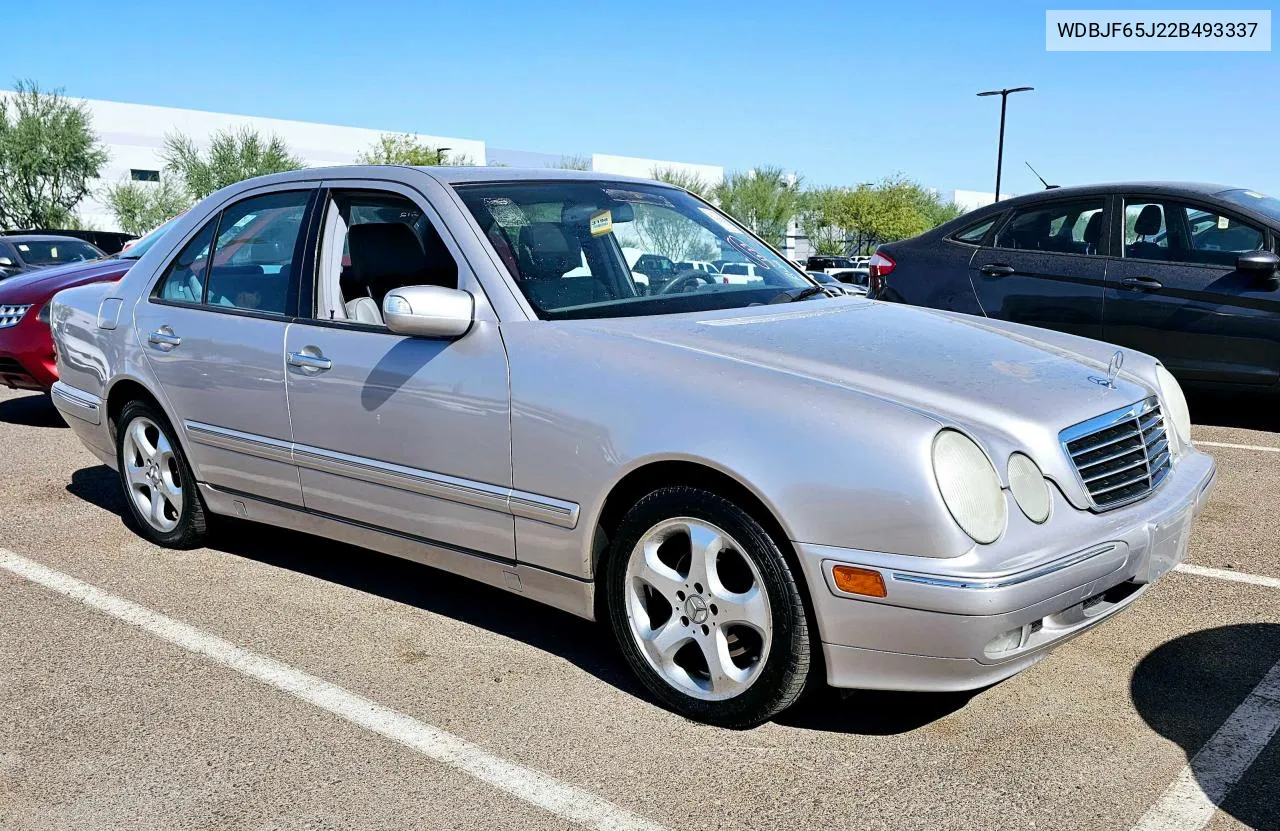 2002 Mercedes-Benz E 320 VIN: WDBJF65J22B493337 Lot: 80128414