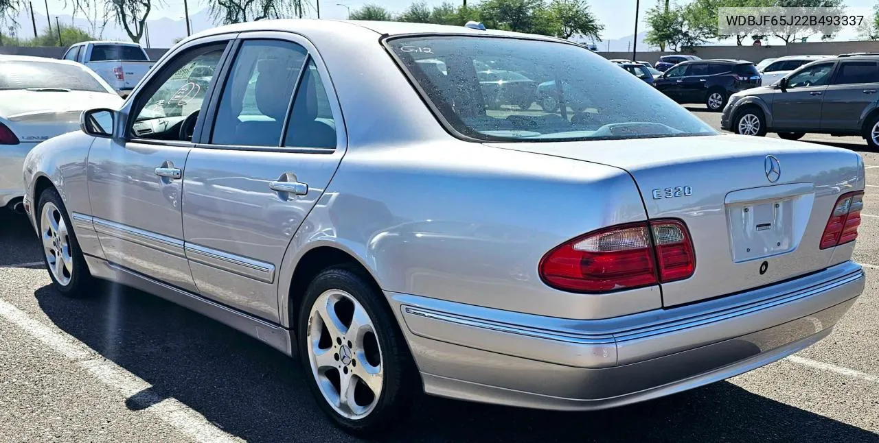 2002 Mercedes-Benz E 320 VIN: WDBJF65J22B493337 Lot: 80128414