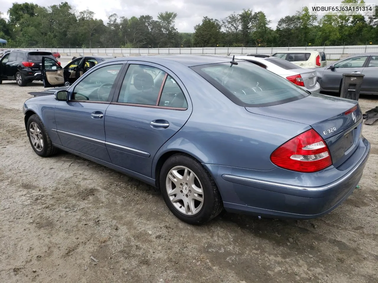 2003 Mercedes-Benz E 320 VIN: WDBUF65J63A151314 Lot: 64035494