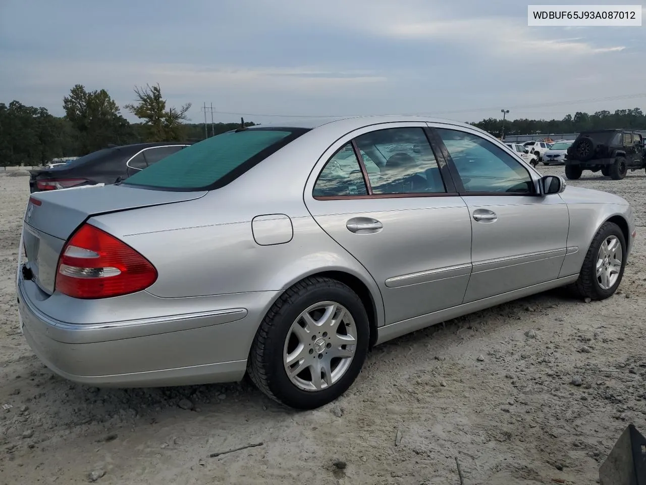 2003 Mercedes-Benz E 320 VIN: WDBUF65J93A087012 Lot: 67157614