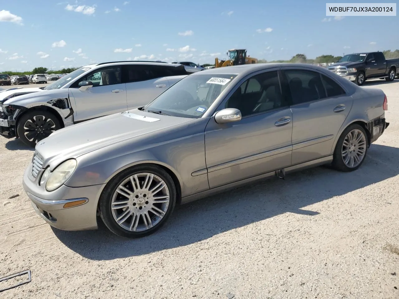 2003 Mercedes-Benz E 500 VIN: WDBUF70JX3A200124 Lot: 68851584