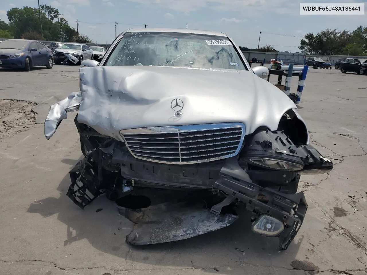 2003 Mercedes-Benz E 320 VIN: WDBUF65J43A136441 Lot: 69109884