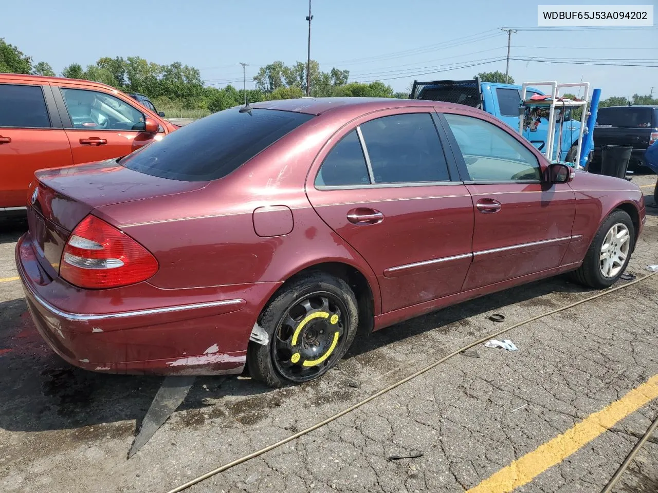 2003 Mercedes-Benz E 320 VIN: WDBUF65J53A094202 Lot: 69251154