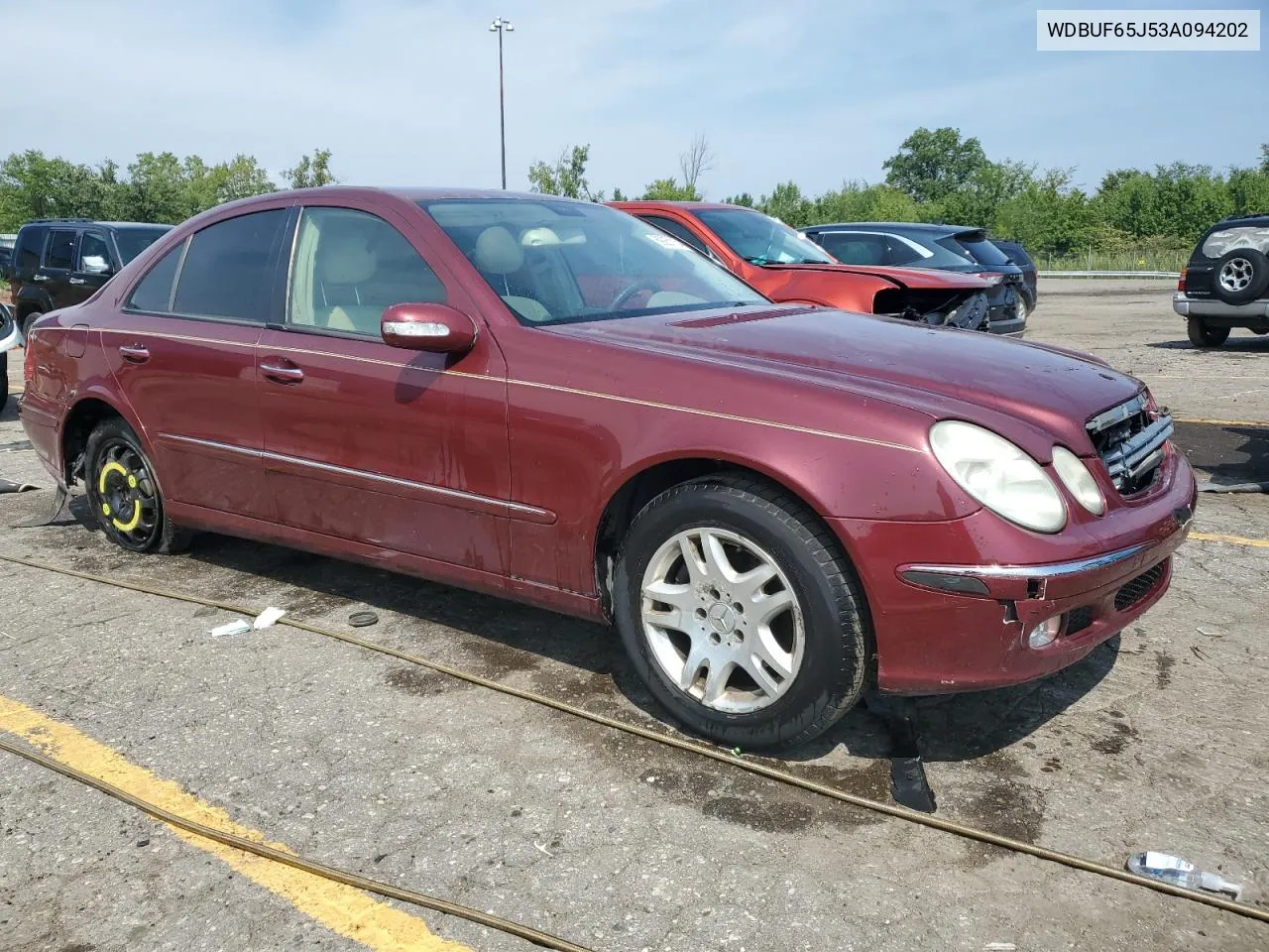 2003 Mercedes-Benz E 320 VIN: WDBUF65J53A094202 Lot: 69251154