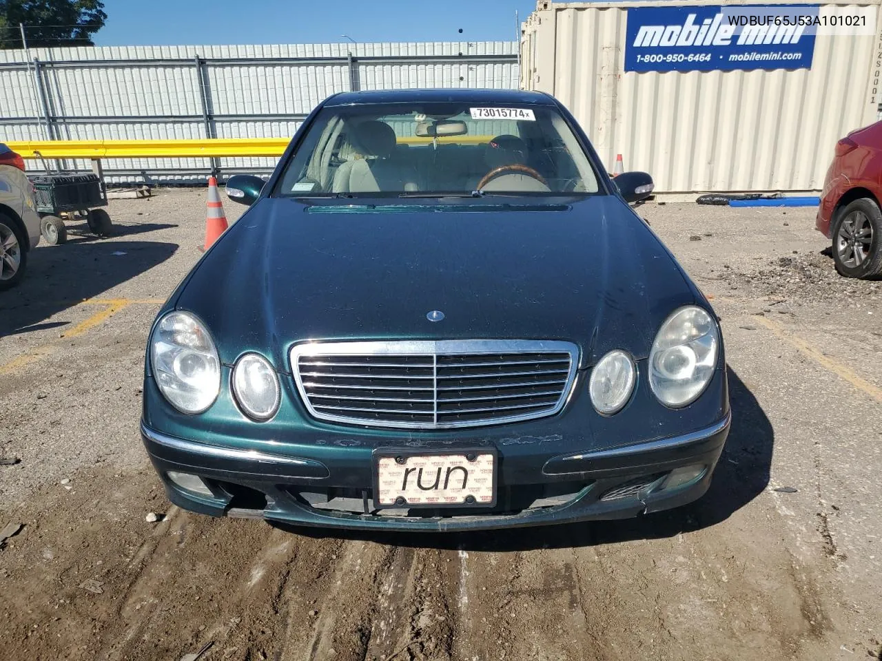 2003 Mercedes-Benz E 320 VIN: WDBUF65J53A101021 Lot: 73015774