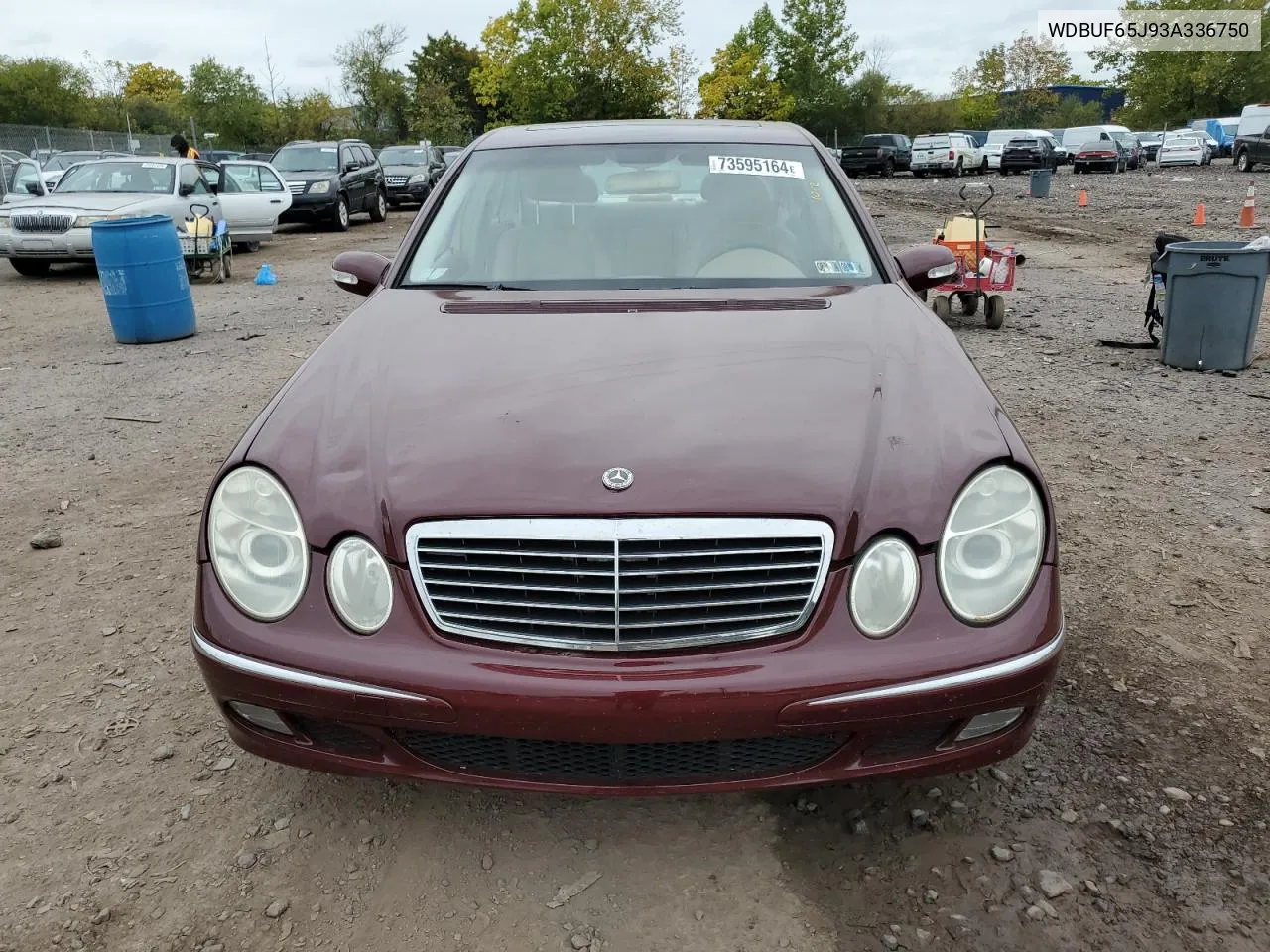 2003 Mercedes-Benz E 320 VIN: WDBUF65J93A336750 Lot: 73595164